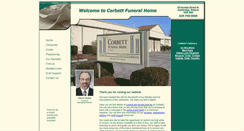 Desktop Screenshot of corbettfuneralhome.ca